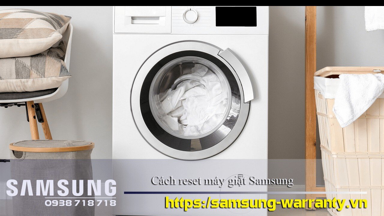 Một số mã lỗi hiển thị có thể khắc phục bằng cách reset máy giặt Samsung